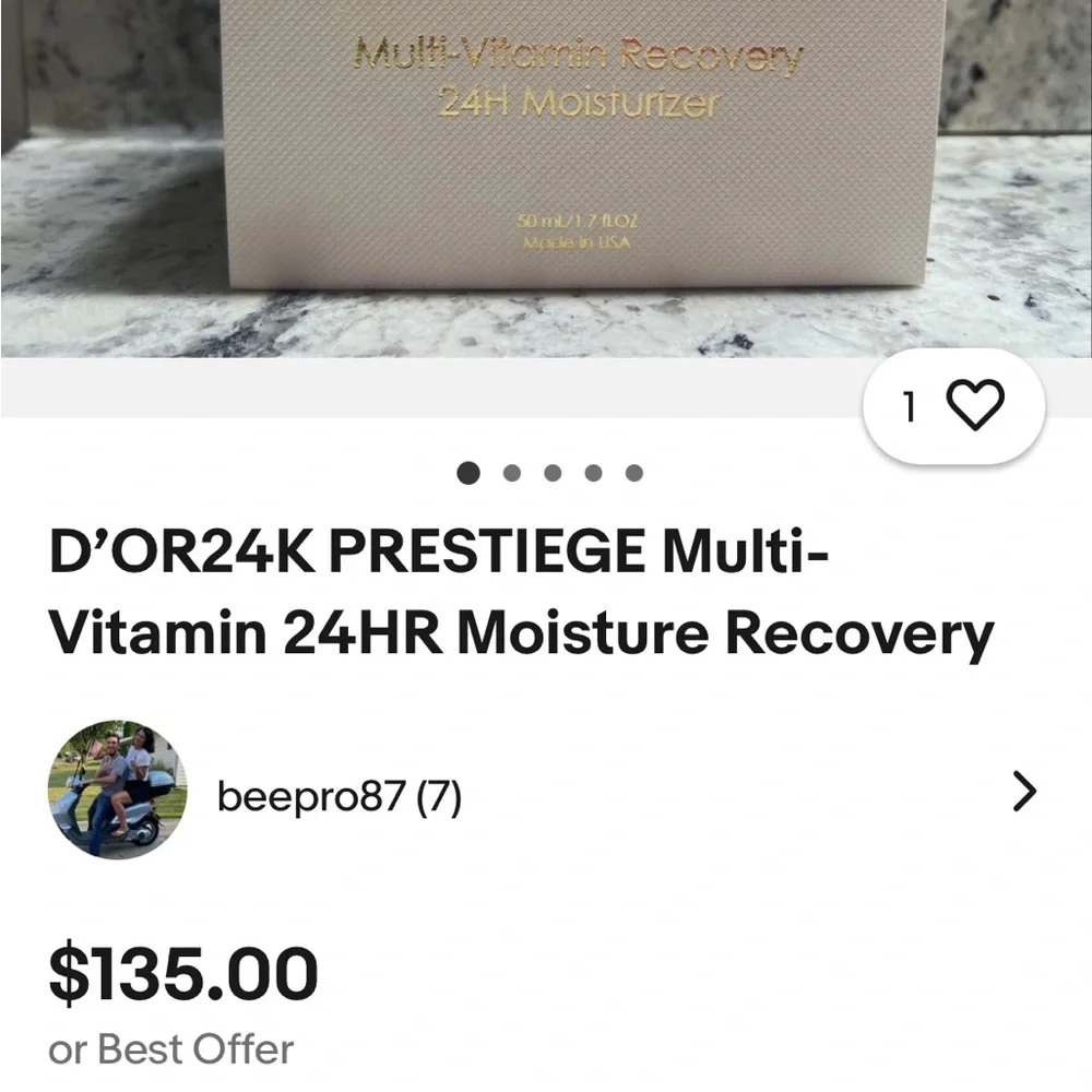 D'Or Skincare Multi-Vitamin Recovery 24H Moisturizer - Cream - Picture 4 of 4